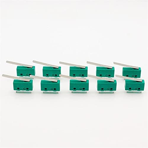Interruptor limite 10pcs 3 pinos Micro Touch Switches NO+NC 3A/5A 125VAC 250VAC Mini -Switch Micro -Switch MicroSwitches