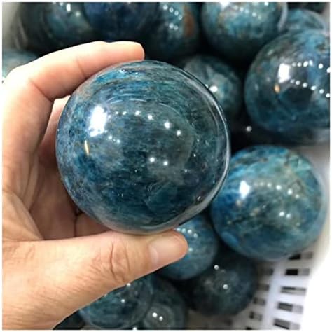 Esfera de esfera de esfera de bola azul natural Cura de cristal mineral para decoração de decoração doméstica