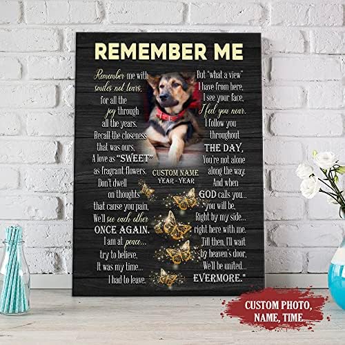 Inspiamzue Memorial Gifts Por perda de animais de estimação, presentes memoriais para perda de cães, presentes