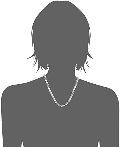 Chaps feminino Silvertone Bead Collar Strand Colar, 18