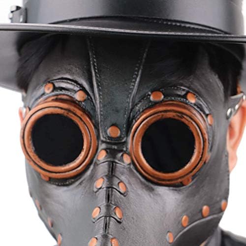 Kesyoo Praga Doctor máscara máscara de bico de pássaro máscara de máscara de máscara de festas