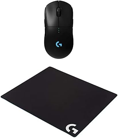 Logitech G Pro Wireless Gaming Mouse com o desempenho do eSports Grade & G640 Gaming Mousepad G640 Large