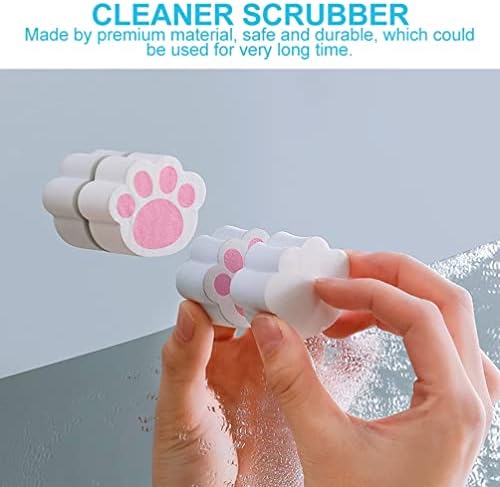 Limpeza de esponja de gato garra de cozinha Esponja Esponja: 2pcs Esponja de esponjas lavadoras