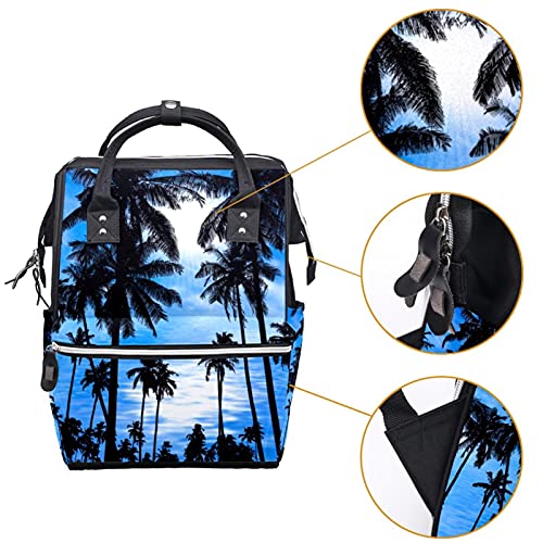Nature Palm Tree Freia -Tote Bags Backpack Mummy Backp Mackp Capacidade Bolsa de enfermagem