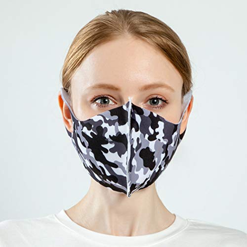 YieDoo Fashion Camouflage Mask Misfarde Capa de bola de festas Máscara de Máscara de decoração reutilizável