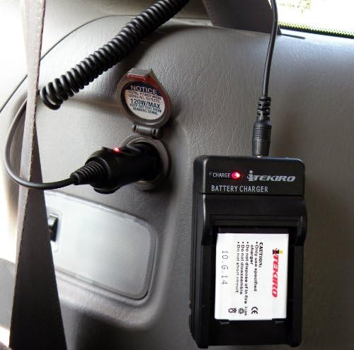 Kit de carregador de bateria de carro da parede AC ITEKIRO para Panasonic PV-GS19 + ITEKIRO 10 em 1 Cabo de carregamento