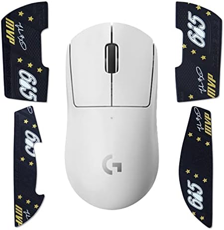 Fita de aderência de mouse hyekit para Logitech G Pro X Superlight Anti -Slip Fita para Mouse - Resistente ao