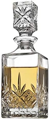 Godinger Mini Whisky Decanter e Shot Glasses Barware Set - Decanter de 10 onças para vinho escocês