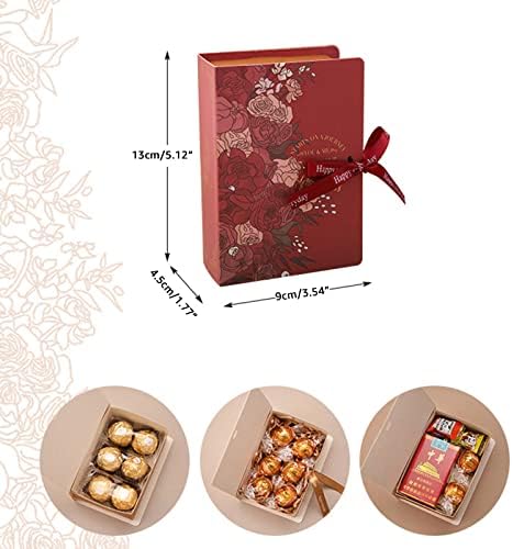 Livro criativo do Chengzui Caixa de embalagem de férias de férias de casamentos Caixa de doces de chocolate