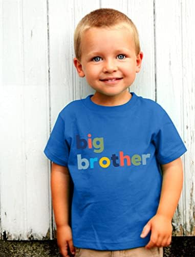 Big Brother camisa criança bebê meninos promovidos a camiseta de anúncio do irmão mais velho