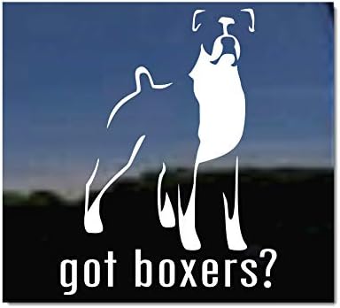 Tem boxers? Nickerstickers® Vinyl Dog Window Decals