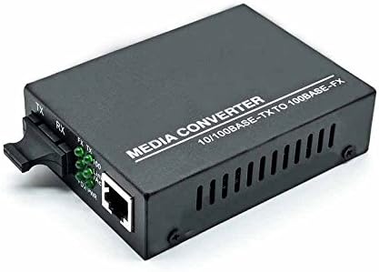 Jeirdus Fast Ethernet duplex sc fibra óptica para rj45 conversor de mídia, 10/100m 2km multimodo