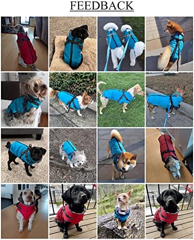 Casacos de inverno para cães de estimação quente, jaqueta de cães, colete refletivo à prova d'água, roupas