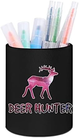 Deer caçador de caneta estampada portador de caneta lápis para copo de escova de maquiagem de organizador