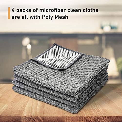 Microfiber prato panos de panos de pratos altos absorventes para limpeza de cozinha toalhas de pano com lateral
