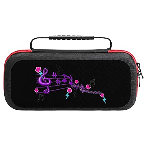 Notas musicais de transporte para Nintendo Switch Protetive portátil bolsa dura bolsa de viagem