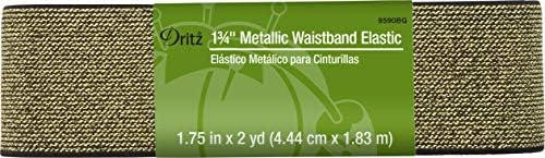 Dritz noções elásticas wbmetallic 1 3/4 x 2yd