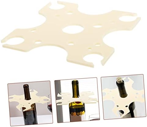 Luxshiny Cheese Wine Glass Hanger de cabeça para baixo porta -copo STEMware Storage Home Glass Rack pendurado