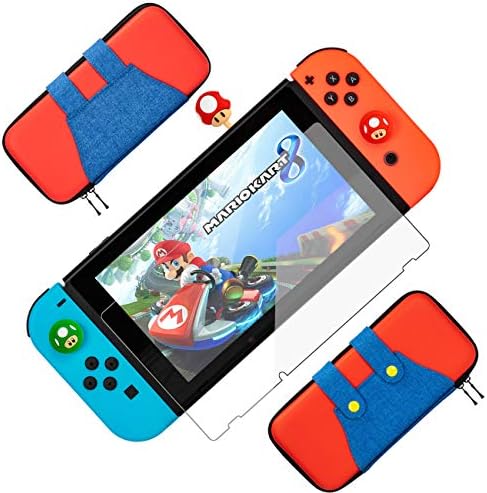 OQPA para Nintendo Switch Case CARTO KAWAII DESIGN CAPA DE DESIGNOTON, DISTRIMENTO GAME DIREITO COMO