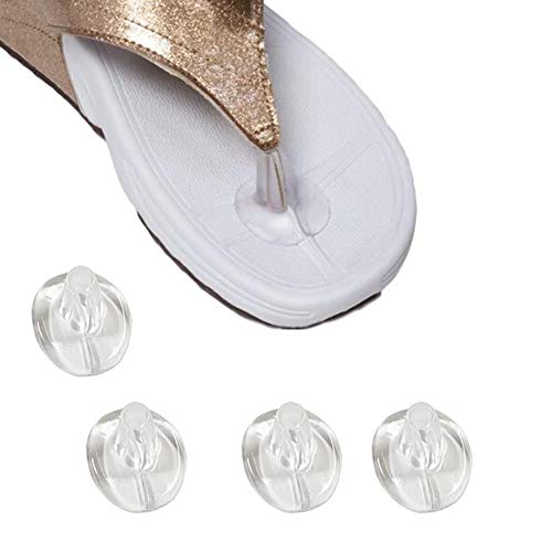 5 pares Clear Silicone Tonk Toe Protetores de dedos não deslizam o gel de pé de sandal insere palestra para