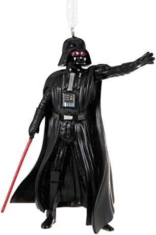 Hallmark Obi-Wan Kenobi Darth Vader Christmas Ornament, Resin, 25574834, H 8,3 cm por W 7cm por