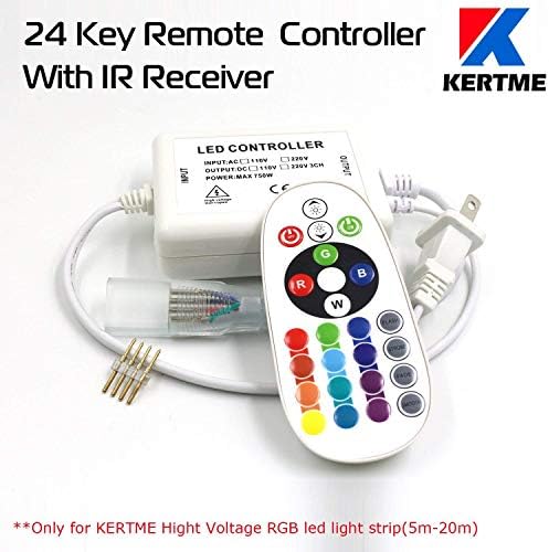 Tipo de LED de neon de Kertme AC 110-120V LED LELT LIGHT FILHA, Flexível/Impermeável/Dimmable/Multi-Colors/Multi-Modos