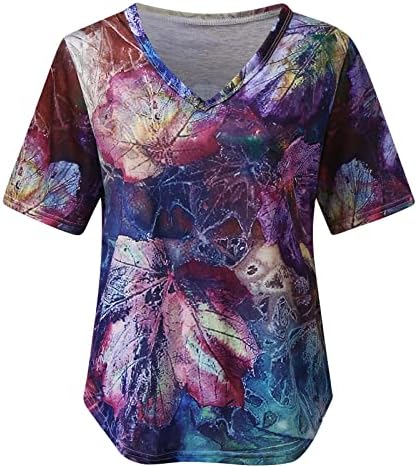 Camisas Comigeewa para meninas adolescentes Summer Summer outono de manga curta vinícula de pescoço de pescoço de pescoço tshirt roupas femininas roupas regulares h0