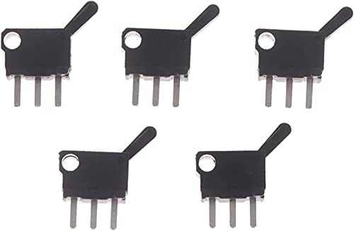 Xiangbinxuan micro comutadores 10pcs/pacote preto micro interruptor Miniature Small Limit Travel Switch com