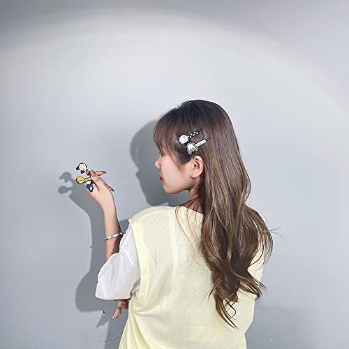 Anime Demon Hair Pins Slaye Figura Kamado Tanjirou, Kochou Shinobu Kawaii Metal Hair Clips Presente para mulheres