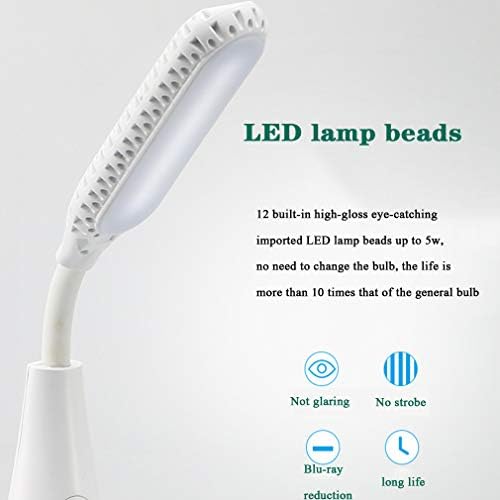 XUNMAIFDL LED LED LED Lâmpada com porta de carregamento USB, fácil de usar, 3 modos coloridos Lumin