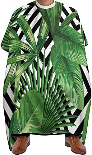 Vantaso Summer Palm folhas em fundo geométrico barbeiro capa para homens mulheres crianças profissionais,