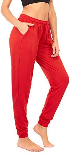 Caro Sparkle Jogger com bolsos para mulheres Sortos leves de Yoga Pants + tamanho plus size