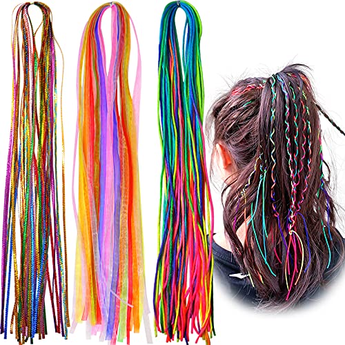 58pcs colorido cabelo trançado gravata trançada corda de mangueira moda de cordas