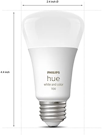 PHILIPS HUE A19 LED COLOR SMART BULB STILTER KIT, Compatível com Alexa, Apple Homekit e Assistente do Google,