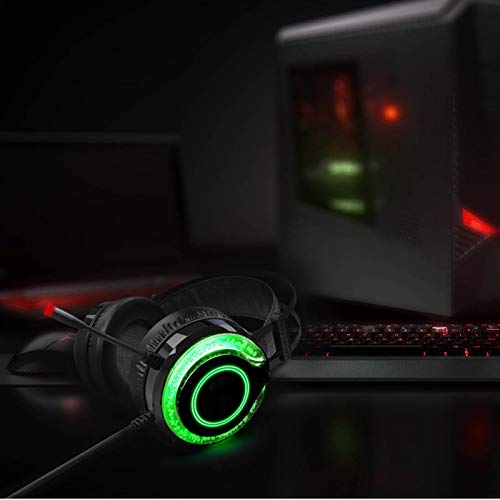 Homeriy Wired Headset Surround Stereo Gaming fone de ouvido