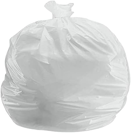 PlasticPlace 40-45 Sacos de lixo de galão │ 1,2 mil │ latas de lata de lixo preto │ 40 ”x 46”