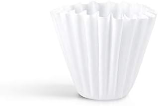Filtro de papel de onda Kalita, tamanho 155, branco