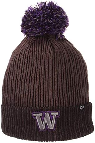 Zephyr Premium Cuff Sapanie Hat With Pom Pom - NCAA Zhats Capinho de Tocada de Knit de inverno