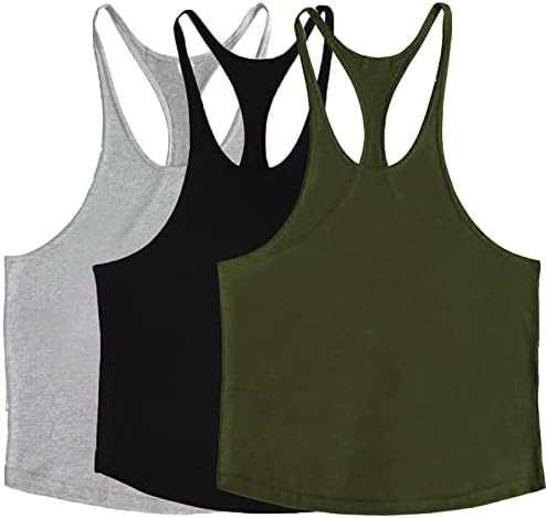 Tanques de trapaceiro de tampa de tanques masculinos de zuevi masculino de ginástica musculosa de ginástica de ginástica Y-back shirts de fitness