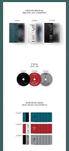 Monsta X Wonho Facade 3rd Mini Álbum Content+Pôster no pacote+rastreamento selado)