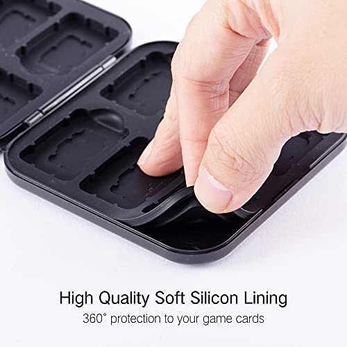 PerfectSight 12 Switch Game Card Case Compatível com Nintendo Switch Lite/ OLED, fofo Kawaii Switch Games Holder