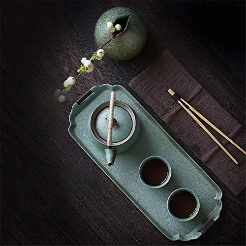 Lianxiao - Conjuntos de chá de chá moderno com alça e xícaras de chá definir serviço para 2 porcelana adulta,
