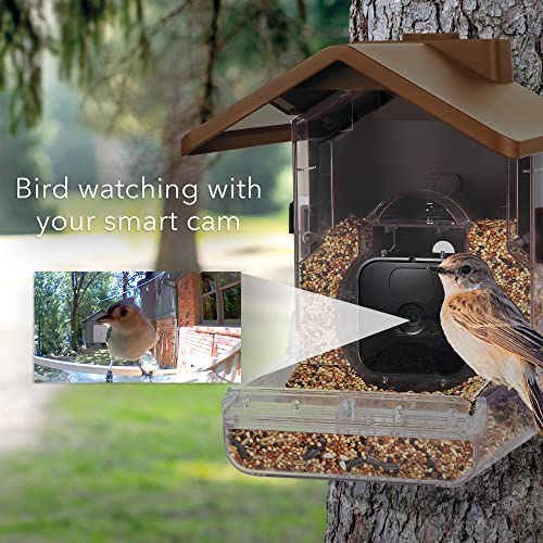 Pacote de Wasserstein - Capa de câmera do alimentador de pássaro compatível com piscar, wyze e