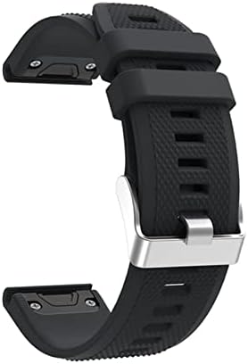 HAODEE Sport Silicone Watch Band Strap para Garmin Fenix ​​6x 6 6s Pro 5x 5 5s mais 3 3HR 20 22 26mm EasyFit Raple