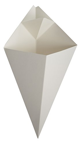 American Metalcraft Sqfbcn10 Branco Cardboard Cones de Alimentos, 5,5 Abertura cônica, 10 onças, 100 por pacote
