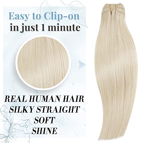 Compre juntos Salvar mais clipe de platina de platina em extensões de cabelo real clipe de cabelo
