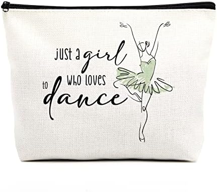 Bolsa de dança bolé de balé bolsa maquiagem de maquiagem elegante presentes de dançarina inspiradora