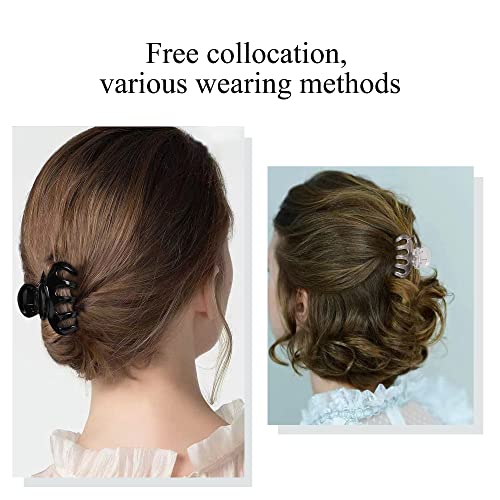 Clipes de cabelo para mulheres clipes de garras médias para cabelos finos pequenos acessórios para o