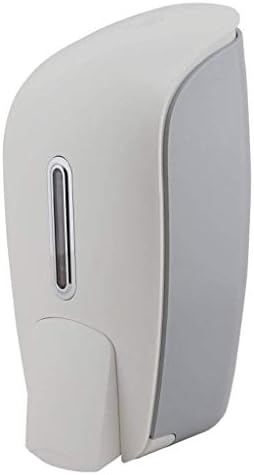 Dispensador de shampoo de grande capacidade de parede htllt, dispenser de chuveiro manual com design de travamento