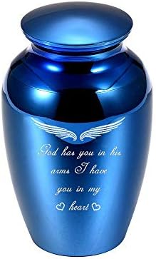 Urnas para cinzas adultas de cinzas humanas adultas Funeral Funeral Memorial Asas de Angel Memorial urna Cremação